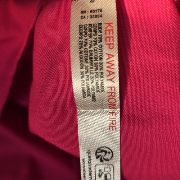 Anthropologie Daily Practice NWT Sleeveless Split-Neck Mini Fuchsia Dress - Picture 7 of 7